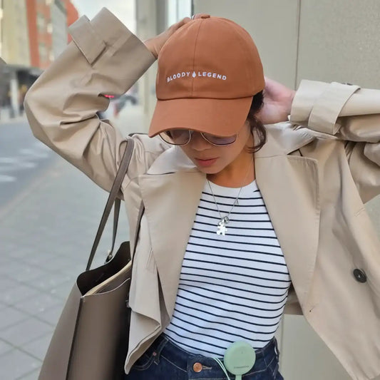 "BLOODY LEGEND" – Organic Cap in 3 Farben