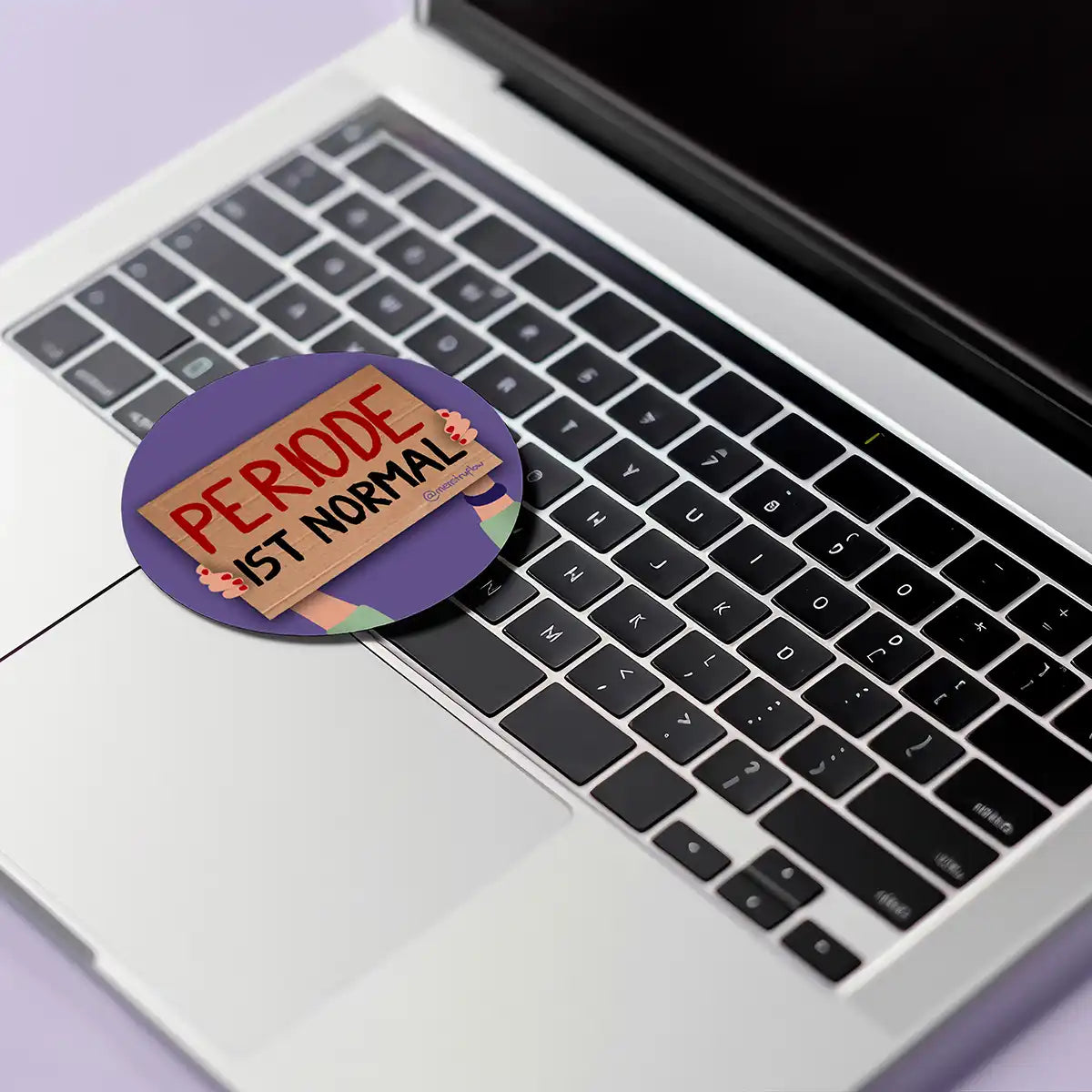menstruflow Statement Sticker Set rund um Periode und Zyklus PeriodI st Normal