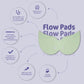 menstruflow ONEflow Flow Pad für flexible Anwendung während der Periode explosion