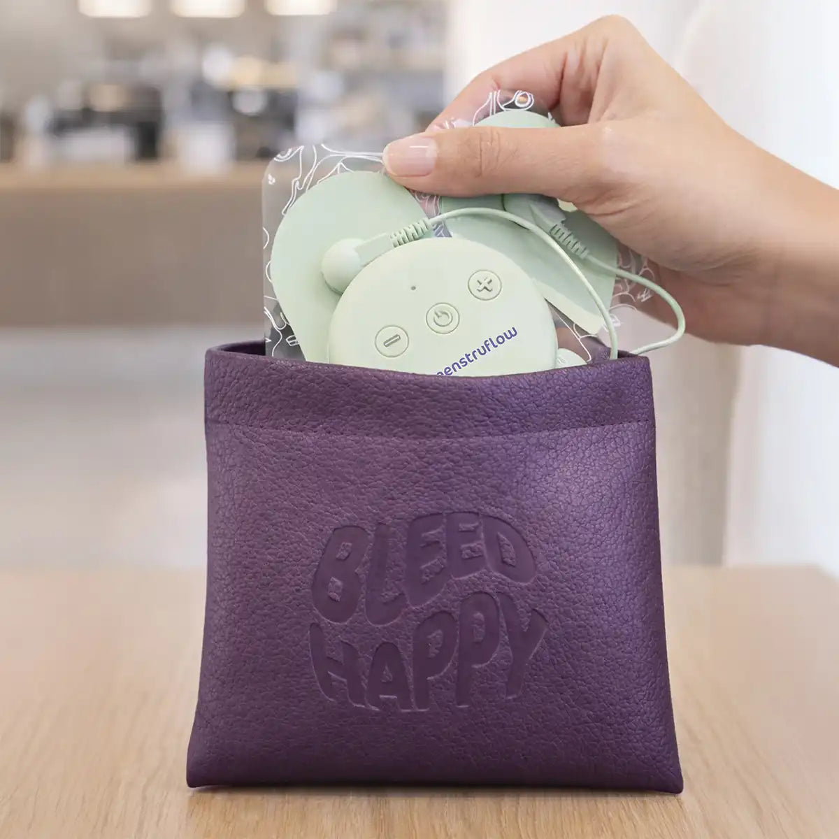 menstruflow ONEflow Pouch zur Aufbewahrung für unterwegs während der Periode