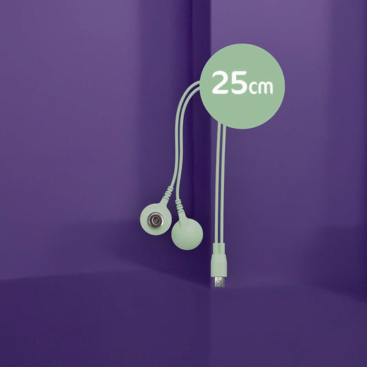 menstruflow ONEflow Verbindungskabel 25 cm für das Massagepad während der Periode Titel
